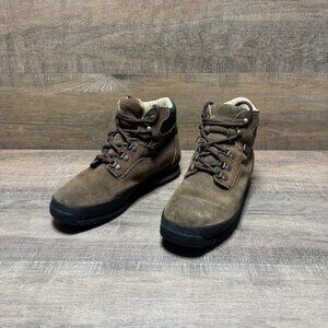 Timberland Brown Suede Field Boots Men's Size 9.5